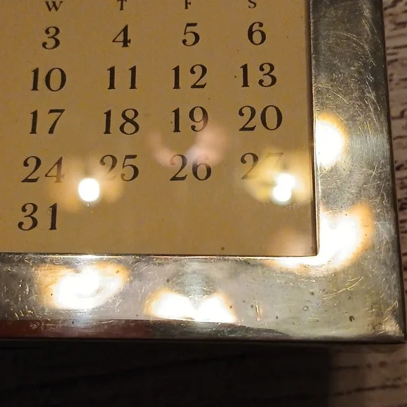 Tiffany Perpetual Calendar Sterling